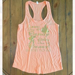 NEXT LEVEL Coral Bride To Be Tank Top Size Large